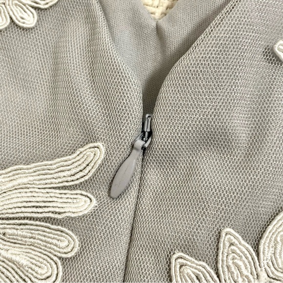 Anthropology BHLDN Bethany Bridesmaid Dress Size 2 US Gray Fairy Core Wedding - Picture 14 of 16